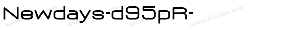 Newdays-d95pR字体转换