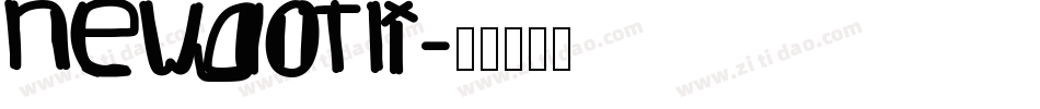 Newgotli字体转换