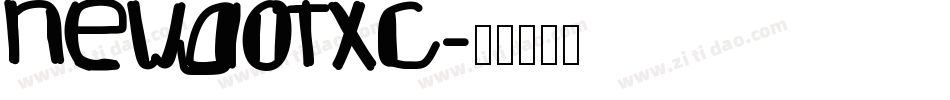 Newgotxc字体转换