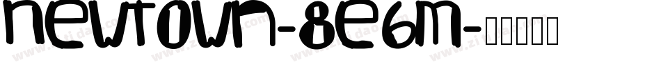 Newtown-8e6M字体转换