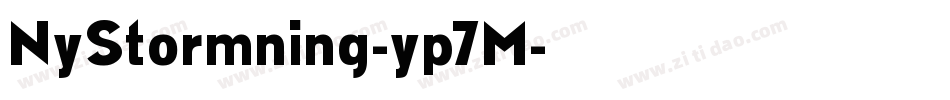 NyStormning-yp7M字体转换