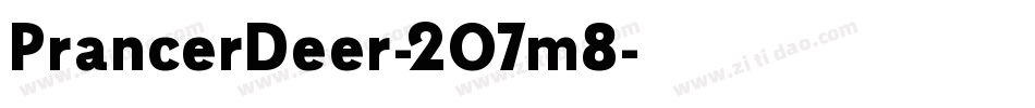 PrancerDeer-2O7m8字体转换