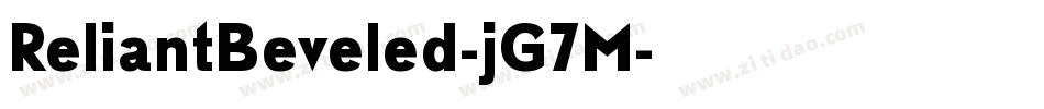 ReliantBeveled-jG7M字体转换