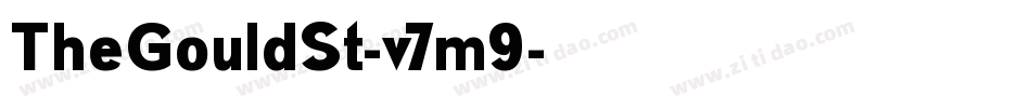 TheGouldSt-v7m9字体转换 TheGouldSt-v7m9字体转换