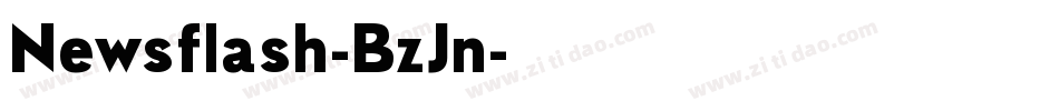 Newsflash-BzJn字体转换