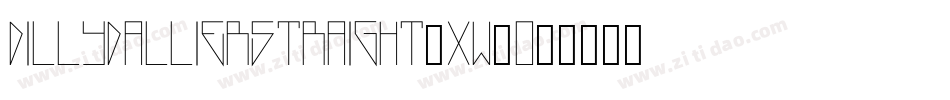 DillydallierStraight-xW1O字体转换