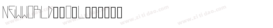 Newworld-1o6L字体转换 Newworld-1o6L字体转换