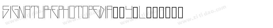 SignaturePhotopedia-9Y6l0字体转换