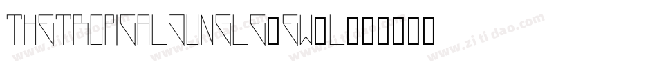 TheTropicalJungle-eW6l字体转换