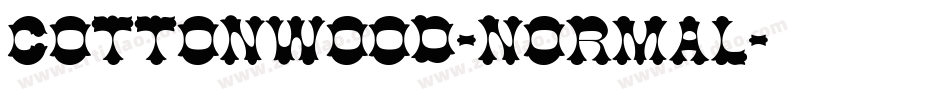 Cottonwood-Normal字体转换