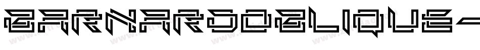 BarnardOblique-vg6E字体转换