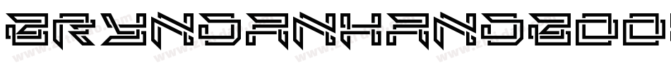 BryndanHandBook-dG6E字体转换