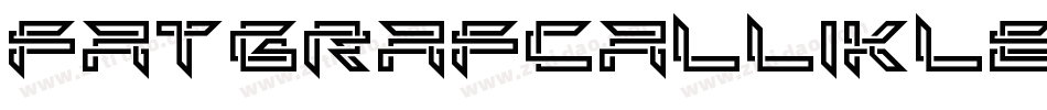 Fatgrafcalliklein-LJ6E字体转换