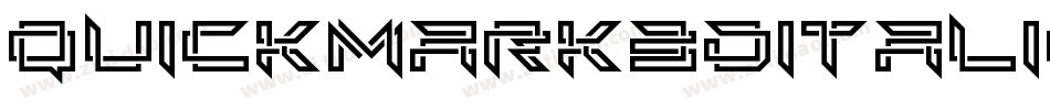 Quickmark3DItalic-yz6e字体转换