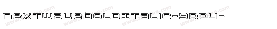 NextwaveBoldItalic-YRp4字体转换