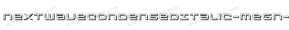 NextwaveCondensedItalic-Megn字体转换