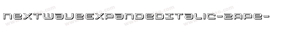 NextwaveExpandedItalic-2Ape字体转换