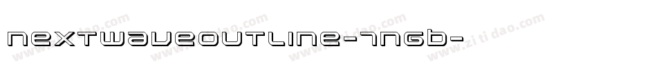 NextwaveOutline-7ngB字体转换