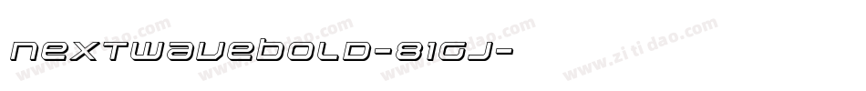 NextwaveBold-81GJ字体转换
