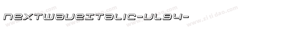 NextwaveItalic-vl94字体转换
