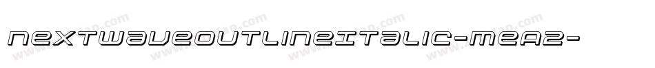 NextwaveOutlineItalic-meA2字体转换