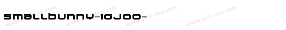 SmallBunny-1Gj00字体转换