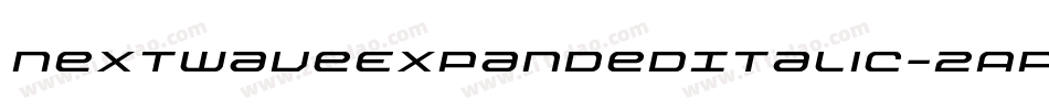 NextwaveExpandedItalic-2Ape字体转换