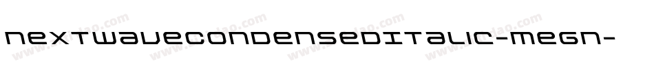 NextwaveCondensedItalic-Megn字体转换