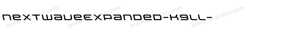 NextwaveExpanded-K9Ll字体转换