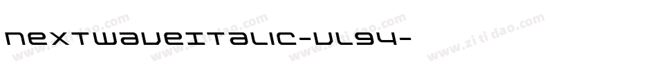 NextwaveItalic-vl94字体转换