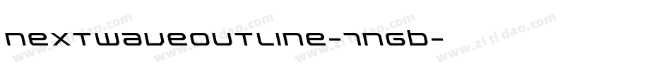 NextwaveOutline-7ngB字体转换