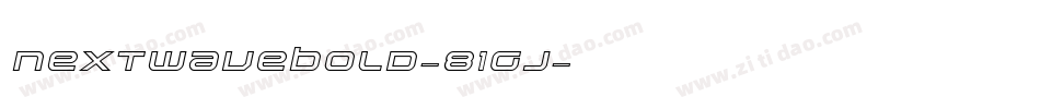 NextwaveBold-81GJ字体转换