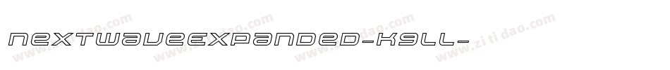 NextwaveExpanded-K9Ll字体转换