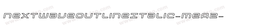 NextwaveOutlineItalic-meA2字体转换