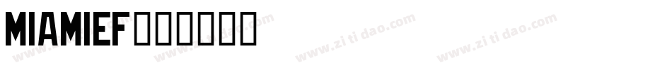 MiamiEF字体转换