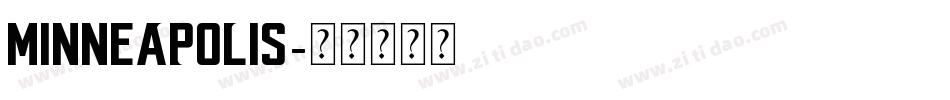 Minneapolis字体转换