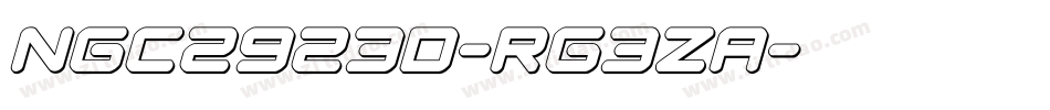 Ngc2923D-rg3ZA字体转换 Ngc2923D-rg3ZA字体转换