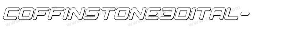coffinstone3dital字体转换
