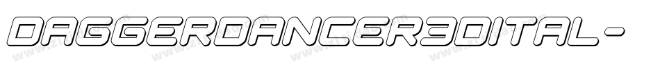 daggerdancer3dital字体转换