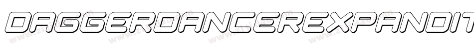 daggerdancerexpandital字体转换