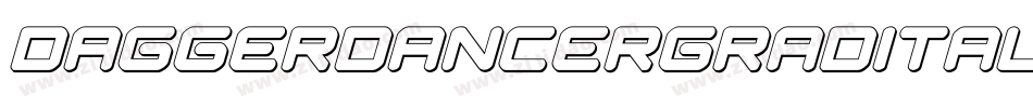daggerdancergradital字体转换