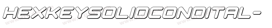 hexkeysolidcondital字体转换