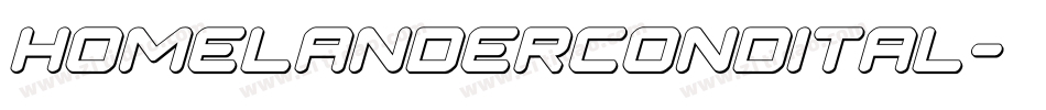 homelandercondital字体转换