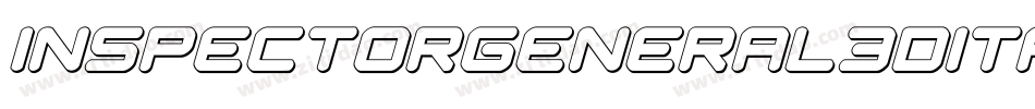 inspectorgeneral3dital字体转换