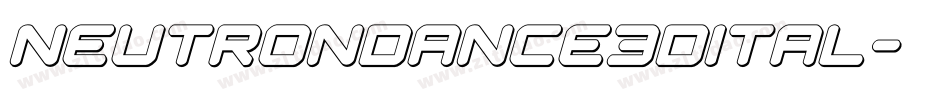 neutrondance3dital字体转换