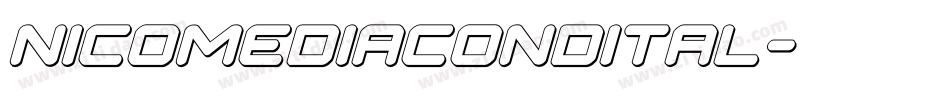 nicomediacondital字体转换