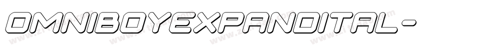 omniboyexpandital字体转换 omniboyexpandital字体转换