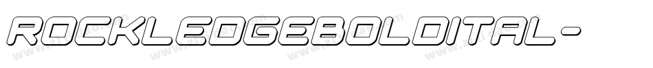 rockledgeboldital字体转换