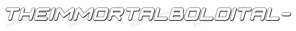 theimmortalboldital字体转换