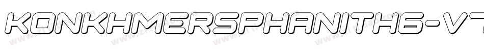 KonkhmerSPhanith6-v709字体转换